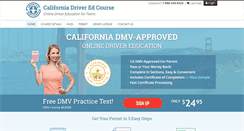 Desktop Screenshot of californiadriveredcourse.com